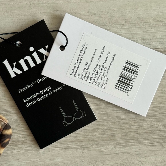 Knix FreeFlex™ Demi Bra Brown 34D  NWT IN PACKAGE - Picture 7 of 8
